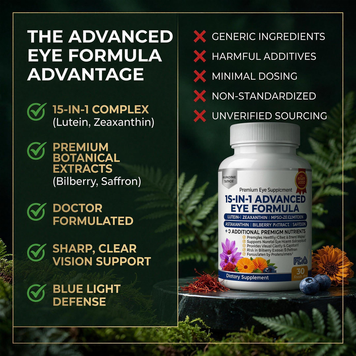 Vesterial Advanced 15-in-1 Eye Complex