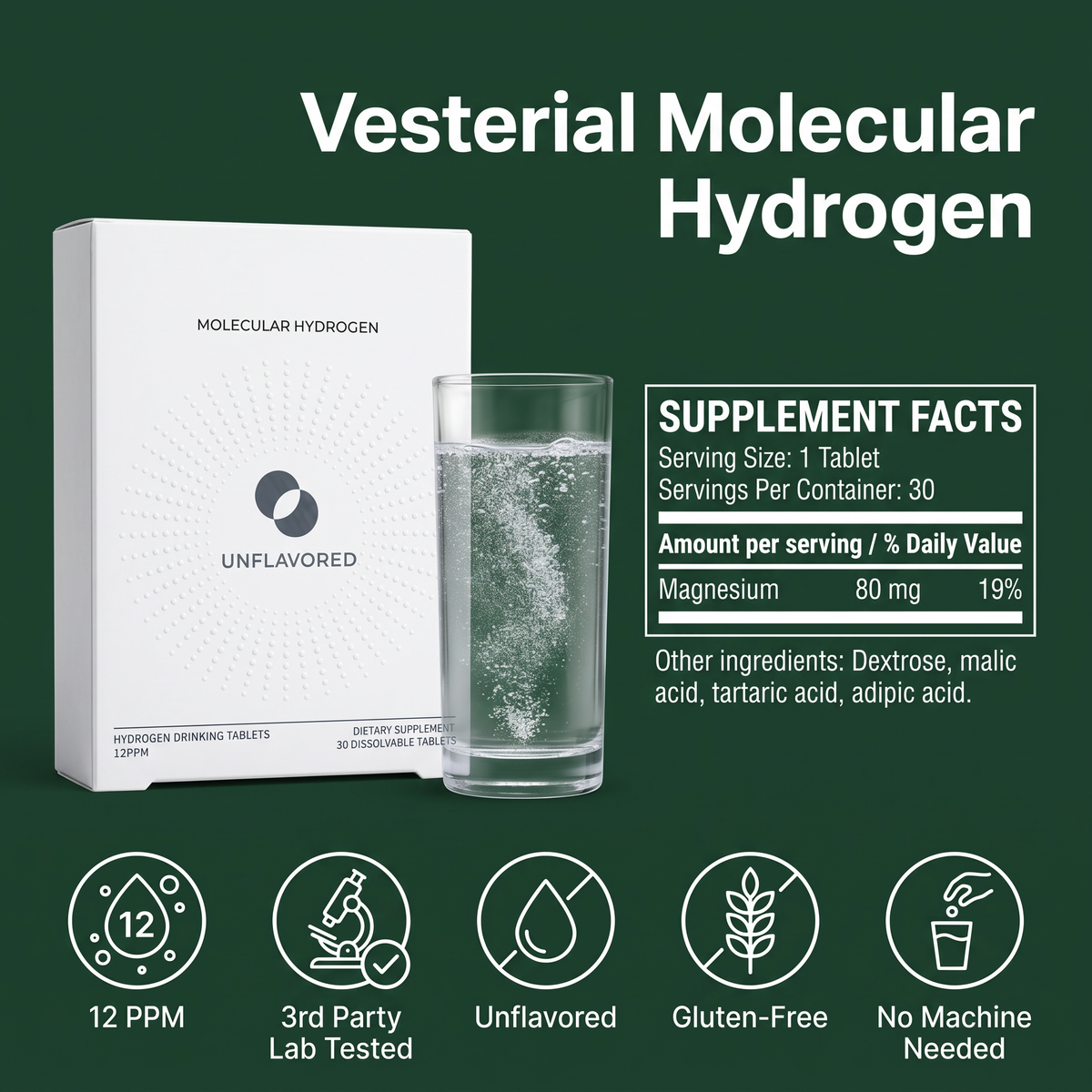 Hydrogen Molecule Tablets