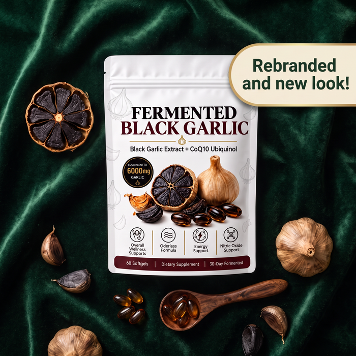 Fermented Black Garlic Extract + CoQ10 Ubiquinol