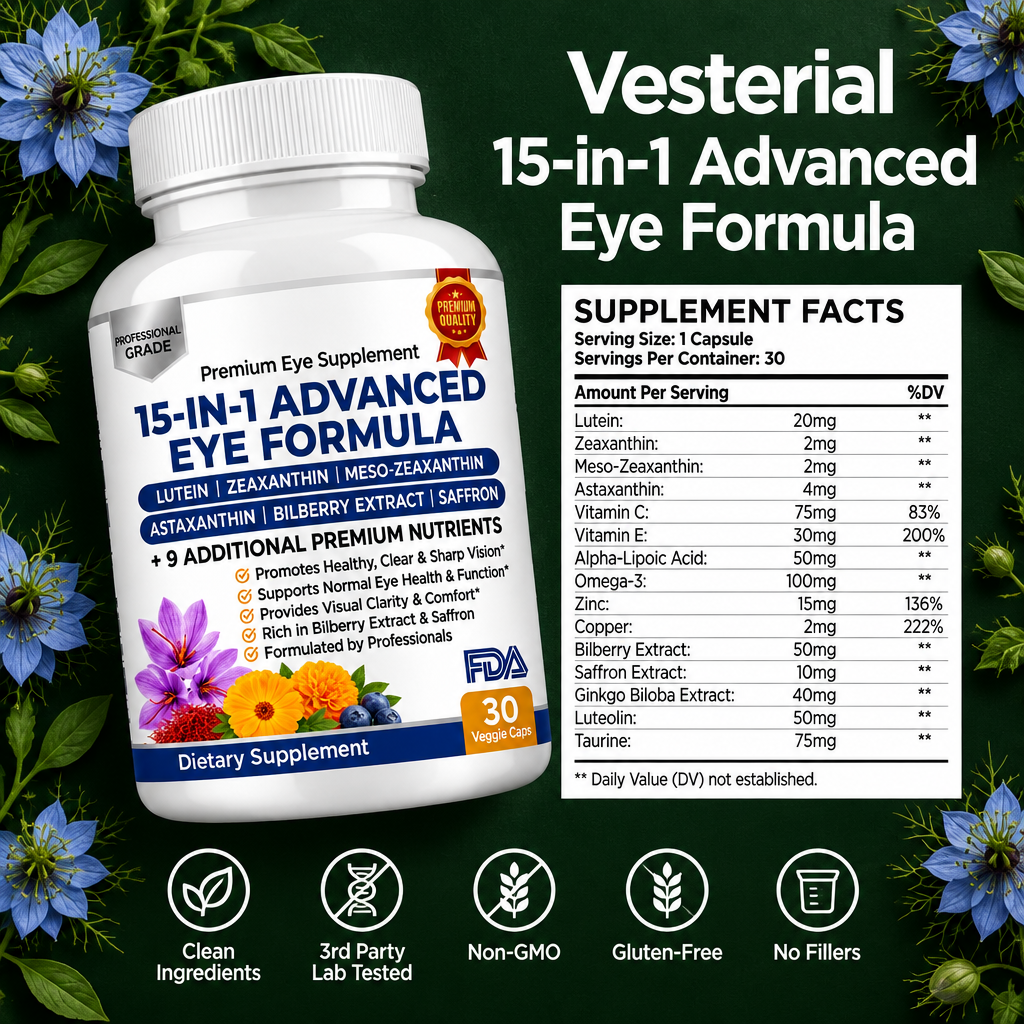 Vesterial Advanced 15-in-1 Eye Complex