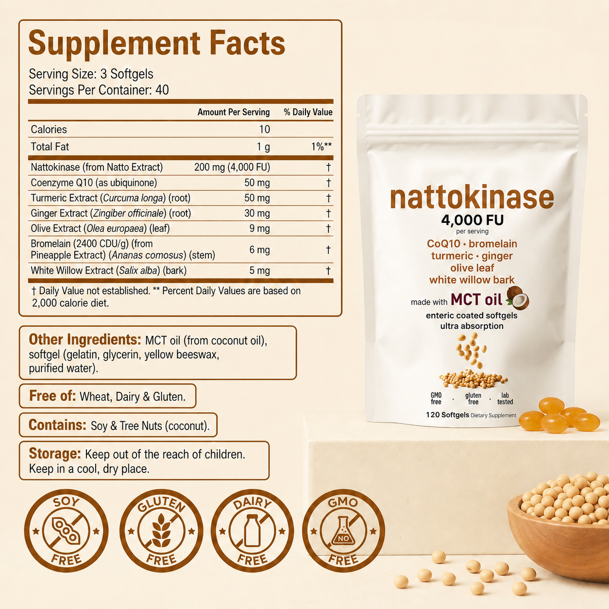 Premium Nattokinase Complex